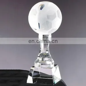 Crystal Soccer Football Trophy With High Quality thumbnail-1