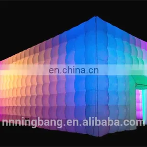 2018 Ningbang Hot Sale Led Inflatable Cube Tent for Sale thumbnail-1
