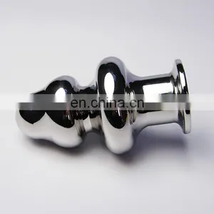 Mushroom Shape Flashing Light Anal Butt Plug, Jewelry Anal Plug thumbnail-4