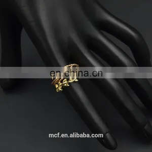 MCR-0021 In Stock Latest Fashion Design Gold Rings for Girl ,wedding Engagement Ring thumbnail-3