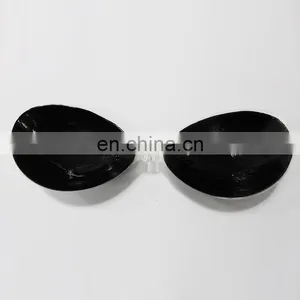 ES6601 China Wholesale Supplier Backless Push up Sexy Black Silicone Bra for Women thumbnail-3
