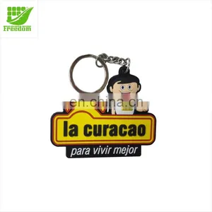 Customized Shape Soft PVC Keyring Rubber Keychain thumbnail-1