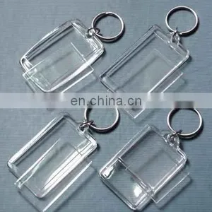 Square Acrylic Any Logo Printing Custom Name Keychains thumbnail-3