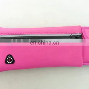 Custom Promotional Blue Blank Nylon Sports Bag With Zipper for Extra Security thumbnail-4