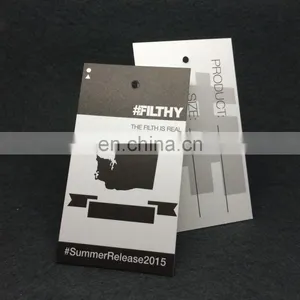 High Quality Design Paper Hang Tag With Metal Eyelet For Clothing And Fabric thumbnail-4