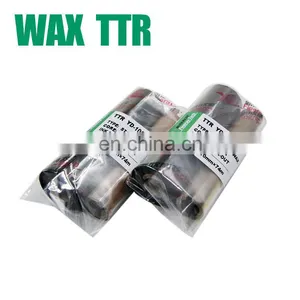 Fineray Wax/Resin Barcode Ribbon With Zebra Printer Dia110mm*74m thumbnail-3
