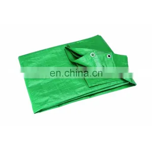 2x4m Light Duty Green Tarpaulin thumbnail-1