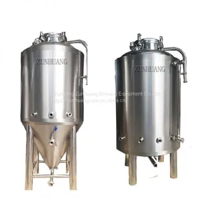Hot Sale Beer Fermentation Tanks With Cooling Jacket 500 Liter Fermenters thumbnail-1