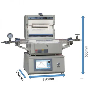 NBD Mini 1200 Degrees CelsiusTube Furnace With Vacuum Sealing Assembly Laboratory Heating Equipment thumbnail-1