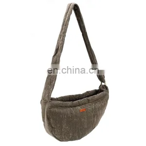 2020 New Shoulder Messenger Bag Cat And Dog Travel Bag Retro Korean Style Pet Out Bag Backpack thumbnail-1