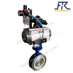Manual Stainless Steel Wafer Type Ceramic Butterfly Valve Zirconia Ceramic thumbnail-4