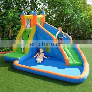 Home Use Nylon Inflatable Water Slide Oxford Kids Bouncy Castle Jumper House Pool thumbnail-2