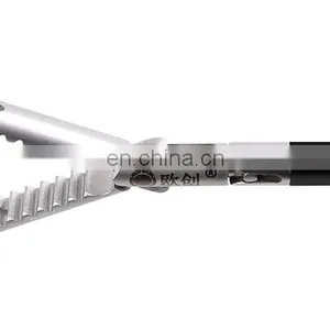 Laparoscopic Grasper With Diam 5mm 10mm Insulated Handle With Rachet Plastic Scissor Clamp thumbnail-3