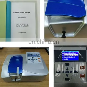 Drawell Portable Single Beam UV Vis Spectrophotometer With Cheap Price thumbnail-6
