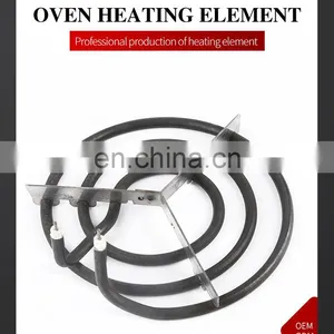 Factory Stainless Steel Electric Stove Single Burner Hot Plate Heating Element/cooker Coil Black Circular Tubular Heater thumbnail-5