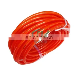 Green Orange Transparent PU Round Belt Polyurethane Drive Belt Smooth and Rough Surface thumbnail-3