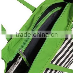 Hot Selling Handbag Green Stripe Sportsbag thumbnail-3