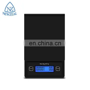 Private Label Weigh Full ABS Plastic Design Screen Kitchen Electronic Digital Coffee Weighing Timer thumbnail-3