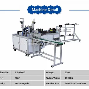 Full Auto 3ply Mask Machine (1+1) High Speed thumbnail-5