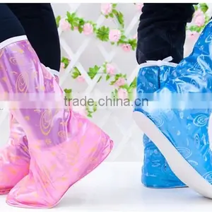 Hot Sale Waterproof Pvc White Transparent Shoe Cover Rain Boots thumbnail-3