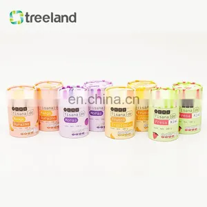 Food Grade Cylinder Box Tea Paper Tube Carton Tube With Custom Print thumbnail-3