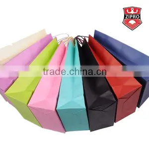 Hot Sale Paper Kraft Bags With Handles Gift Bag Christmas Brown Paper Gift Bags thumbnail-3