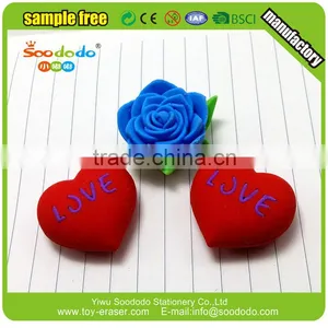 Pink Love Heart Shaped Eraser For Girl thumbnail-2