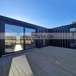 20 Feet Prefabricated House Green Wooden Garden Little House thumbnail-2
