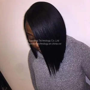 High-ending Beautiful Natrual Color Human Hair Bob Wig thumbnail-2