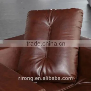 8039 High Seat Brown PU Leisure Sofa thumbnail-4