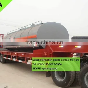 Red 2 Axles Trailer Semi Trailer Sale 0086-13635733504 thumbnail-1