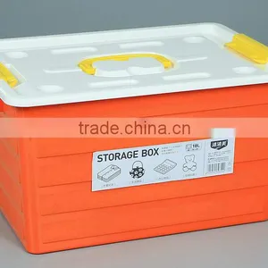 Multi Function Colored Plastic Storage Box With Handle thumbnail-3
