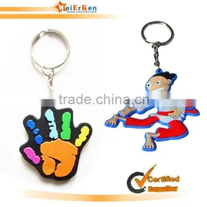 Cross Slipper Rubber PVC Keychain thumbnail-1