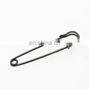 High Quality Black Large Safety Pin Quality Safety Pins Black Safety Pin For Dress Decoration thumbnail-3