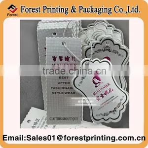 Printing Eco-friendly Paper Joker Tag for Clothing Quality Choice thumbnail-1