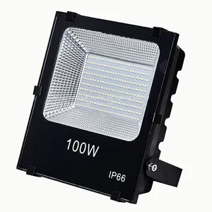 Ultra Bright Outdoor SMD LED Flood Light Reflector IP66 Waterproof Wall Garden Home Yard Hotel Pathways Security Lights With Daylight White 6500K thumbnail-3