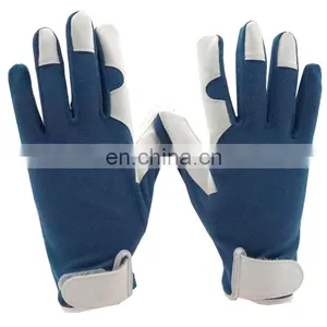 Wholesale Cheap Household Wear Resisting Sheepskin Leather Working Safety Gardening Gloves For Women thumbnail-2