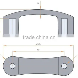 CE Rohs 2015 FEILEI Factory LS09 High Quality Cupboard Door Handle thumbnail-6