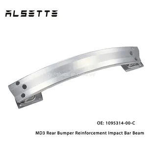 China Manufacturer Alsette Auto Parts OEM Style Rear Bumper Reinforcement Impact Bar Beam AS-MD3-1013 for Tesla Model 3 2016-2023 Replacement OE: 1095314-00-C thumbnail-1