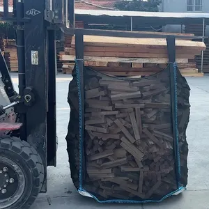 Plastic Container Big Large Capacity 2000kg High Quality 1 Ton Tote Bags Tubular Big Bag With 1 or 2 Lifting Points FIBC Bag thumbnail-1