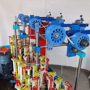 16 Strands 4 Head High Speed Braiding Machine for Shoes Laces and Rope With Take up thumbnail-3