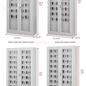 Heavy Duty Steel Mobile Phone Charging Station With Smart Lock System - Industrial Electronic Device Storage Locker thumbnail-5