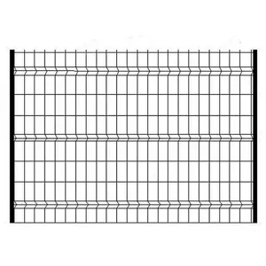 Decorative 3D Curved Welded Wire Mesh Fence - Galvanized or Powder Coated for Outdoor Security thumbnail-1