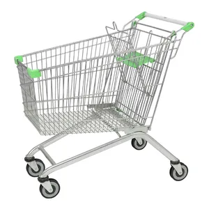 Shopping Trolley Euro 80L Metal Supermarket Trolley thumbnail-1