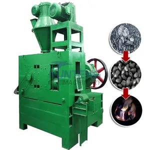 Coconut Shell Wood Charcoal Ball Briquette Machine EPC thumbnail-1