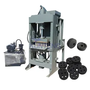 Hookah Shisha Fruit Wood Charcoal Hydraulic Forming Machine Coconut Charcoal Making Machine EPC thumbnail-1