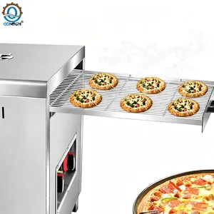 Professional Gas Pizza Oven QD-CY-6 500C High Heat Stainless Steel Pizza Maker for Fast Food Chains and Snack Bars thumbnail-2