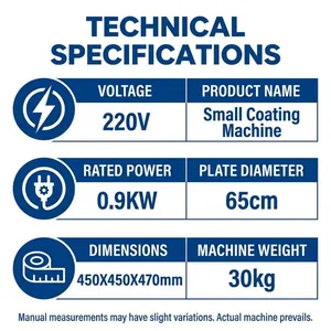 Intelligent Small Scale Automatic Powder Coating Machine 7-Level Speed Control for Premium Rice Ball and Tangyuan Coating thumbnail-4