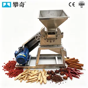 Spice Grinder Machine/Chili Powder Making Machine/Pepper Grinding Machine/ Herb Pulverizer for Spice Processing Plants thumbnail-1