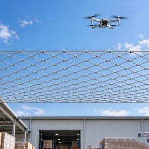 Anti-UAV Mesh Galvanized Steel Rope Perimeter Protection thumbnail-5